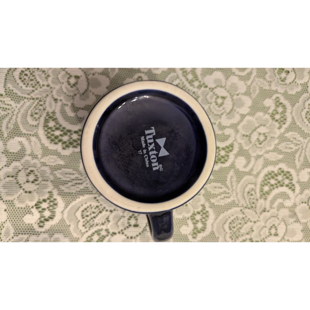 Waffle House 2015 Winter Waffleland Blue Heavy Coffee Mug, Snowflakes, Classic - Picture 4 of 5